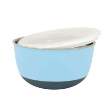  DUVO+ Fém tál fedéllel 13,5cm  700ml - Kék kutyatál