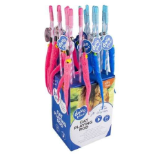 DUVO+ Játékpálca macskáknak plüss kígyóval 1db 45,5x2x1cm mix színekben játék macskáknak