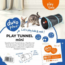 DUVO+ Játszóalagút macskának labdával és csengővel 50x25cm - kék/fekete játék macskáknak