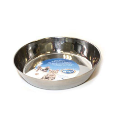  DUVO+ Lapos fémtál kölyökkutyának perem nélkül 13cm 200ml kutyatál