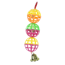 duvoplus Madár Játék, Csengős Labdák, Műanyag, 15 cm, L10037 játék madaraknak
