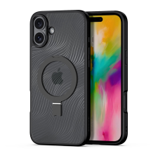 DUX DUCIS Aimo Mag MagSafe tok kitámasztóval iPhone 16 - fekete tok és táska