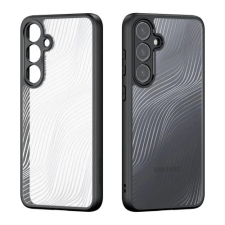 DUX DUCIS Aimo műanyag hátlap + szilikon keret Samsung Galaxy S24 fekete tok és táska