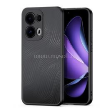 DUX DUCIS AIMO szilikon telefonvédő (ütésállóság, kameravédő, matt, hullám) FEKETE (GP-167657) tok és táska