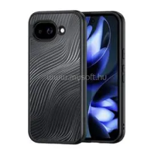 DUX DUCIS AIMO szilikon telefonvédő (ütésállóság, kameravédő, matt, hullám) FEKETE (GP-182644) tok és táska