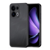 DUX DUCIS AIMO szilikon telefonvédő (ütésállóság, kameravédő, matt, hullám) FEKETE Oppo Reno 13 Pro