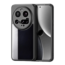 DUX DUCIS AIMO szilikon telefonvédő (ütésállóság, kameravédő, matt, hullám) FEKETE Xiaomi 15 Ultra tok és táska