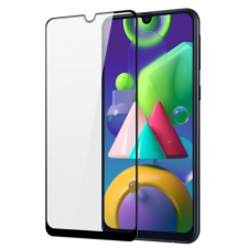 DUX DUCIS All Glass Full Coveraged üvegfólia Samsung Galaxy M30s, fekete mobiltelefon kellék