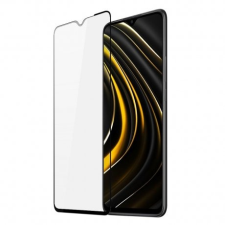DUX DUCIS All Glass Full Coveraged üvegfólia Xiaomi Poco M3, fekete mobiltelefon kellék