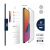 DUX DUCIS Apple iPhone 12 / 12 Pro, Kijelzővédő fólia, ütésálló fólia (az íves részre is!), Tempered Glass (edzett üveg), Dux Ducis, fekete