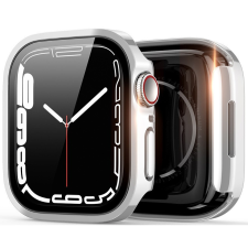 DUX DUCIS Apple Watch 4-6, SE (44mm), Műanyag védőkeret, szíj nélkül, közepesen ütésálló, Dux Ducis Hamo, ezüst okosóra kellék