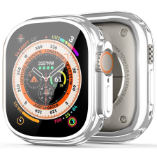 DUX DUCIS Apple Watch Ultra (49 mm), Szilikon védőkeret, közepesen ütésálló, szíj nélkül, Dux Ducis Samo, ezüst okosóra kellék