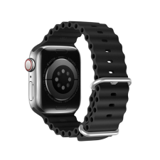DUX DUCIS Apple Watch Ultra/Ultra 2 Szilikon szíj 49 mm - Fekete okosóra kellék