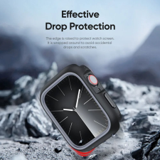 DUX DUCIS Bamo tok Apple Watch 10 42mm - fekete-szürke okosóra kellék