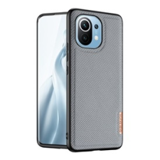 DUX DUCIS Fino szilikon mobiltelefon tok - szürke, rács minta (Xiaomi Mi 11) tok és táska