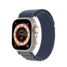 DUX DUCIS GS nylon Apple Watch 42/44/45/49mm szíj, kék okosóra kellék