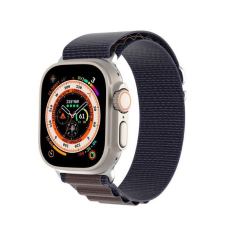 DUX DUCIS GS nylon Apple Watch 42/44/45/49mm szíj, sötétkék okosóra kellék