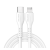 DUX DUCIS K-V adatkábel és töltő (Type-C - lightning 8pin, 20W, 2.4A 100cm, törésgátló, PD gyorstöltés támogatás) FEHÉR Apple iPhone 7 4.7, Apple iPhone 7 Plus 5.5, Apple IPAD mini 4, App