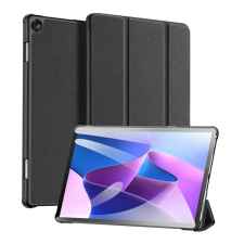 DUX DUCIS Lenovo Tab M10 DOMO Flip tok álló, bőr hatású FEKETE tablet tok