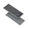 DUX DUCIS LK bluetooth billentyűzet (univerzális, QWERTY, angol nyelvű, alumínium) FEKETE (GP-193225)