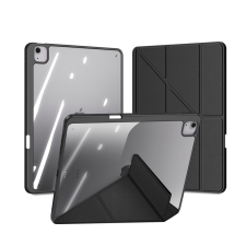 DUX DUCIS Magi iPad Air 13 (2024) tok pencil tartóval, fekete tablet tok