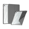 DUX DUCIS MAGI ORIGAMI tok álló, bőr hatású (aktív FLIP, oldalra nyíló, TRIFOLD, asztali tartó, ceruza tartó) SZÜRKE Samsung Galaxy Tab S10 FE Plus WIFI (SM-X626), Galaxy Tab S10 FE Plus LT