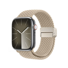 DUX DUCIS Mixture Pro Apple Watch 38/40/41mm szövet szíj, bézs okosóra kellék