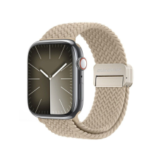 DUX DUCIS Mixture Pro Apple Watch 38/40/41mm szövet szíj, bézs okosóra kellék
