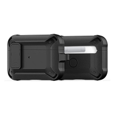 DUX DUCIS peco műanyag tok (erős ütésállóság + karabíner) fekete Apple airpods pro 2 tok és táska