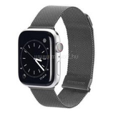 DUX DUCIS pótszíj (egyedi méret, kicsi, alumínium, milánói, mágneses) SÖTÉTSZÜRKE (GP-145247) okosóra kellék