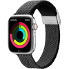 DUX DUCIS pótszíj (egyedi méret, nagy, textil, állítható) FEKETE Apple Watch Ultra 49mm / Watch Series 7 45mm / Watch Series 8 45mm (GP-137702) (6934913035788)