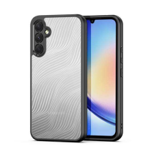 DUX DUCIS Samsung Galaxy A34 (SM-A346), Dux Ducis Aimo mobiltok, Átlátszó, Fekete tok és táska
