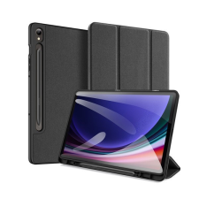 DUX DUCIS Samsung Galaxy Tab S9 FE (10.9) SM-X510 / X516B, mappa tok, Trifold, S Pen tartóval, Dux Ducis Domo, fekete tablet tok