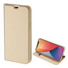 DUX DUCIS Skin Pro Apple iPhone 12 mini tok álló (Flip, oldalra nyíló, bankkártya tartó) arany tok és táska