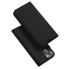 DUX DUCIS Skin Pro bőr könyvtok iPhone 14 Plus, fekete tok és táska