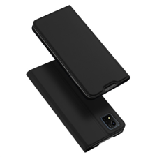 DUX DUCIS Skin Pro bőr könyvtok Vivo Y01 / Y15s / Y15a, fekete tok és táska
