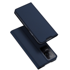 DUX DUCIS Skin Pro bőr könyvtok Xiaomi Poco F4 5G, kék tok és táska
