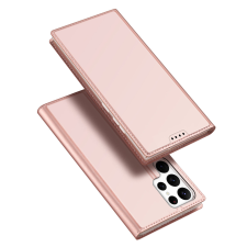 DUX DUCIS Skin Pro Case Samsung Galaxy S23 Ultra Flip kártya pénztárca Stand Pink tok és táska