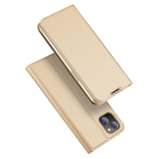 DUX DUCIS Skin Pro Holster tok Flip iPhone 14 Max arany színben tok és táska