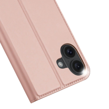 DUX DUCIS Skin Pro könyvtok iPhone 16 Plus - rózsaszín tok és táska