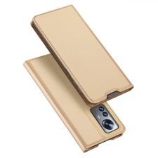 DUX DUCIS Skin Pro oldalra nyíló tok Xiaomi 12 Pro-hoz arany tok és táska
