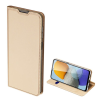 DUX DUCIS SKIN PRO tok álló, bőr hatású (FLIP, oldalra nyíló, bankkártya tartó, asztali tartó funkció) ARANY Samsung Galaxy M23 (SM-M236), Samsung Galaxy M13 (SM-M135)