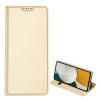 DUX DUCIS SKIN PRO tok álló, bőr hatású (FLIP, oldalra nyíló, bankkártya tartó, asztali tartó funkció) ARANY Xiaomi 13