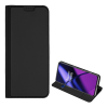 DUX DUCIS SKIN PRO tok álló, bőr hatású (FLIP, oldalra nyíló, bankkártya tartó, asztali tartó funkció) FEKETE OnePlus 11 5G