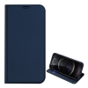 DUX DUCIS SKIN PRO tok álló, bőr hatású (FLIP, oldalra nyíló, bankkártya tartó, asztali tartó funkció) SÖTÉTKÉK [Apple iPhone 13 Pro] (5996591097855)