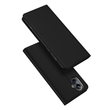 DUX DUCIS Skin Pro tok Realme 10 Pro+ flip cover kártya pénztárca állvány fekete tok és táska