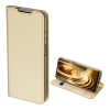 DUX DUCIS Skin Pro Xiaomi Mi 10T Lite 5G tok álló, bőr hatású (Flip, bankkártya tartó, asztali tartó funkció) arany
