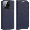 DUX DUCIS SKIN X2 tok álló, bőr hatású (FLIP, ütésállóság, oldalra nyíló, asztali tartó) SÖTÉTKÉK Apple iPhone 14 Pro (GP-128916) (187751935)