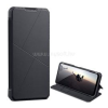 DUX DUCIS SKIN X tok álló, bőr hatású (FLIP, oldalra nyíló, asztali tartó, wireless) FEKETE (GP-111501)