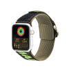 DUX DUCIS Strap (Outdoor verzió) szíj Apple Watch Ultra, SE, 8, 7, 6, 5, 4, 3, 2, 1 (49, 45, 44, 42 mm) nejlon szalag karkötő fekete és zöld színben
